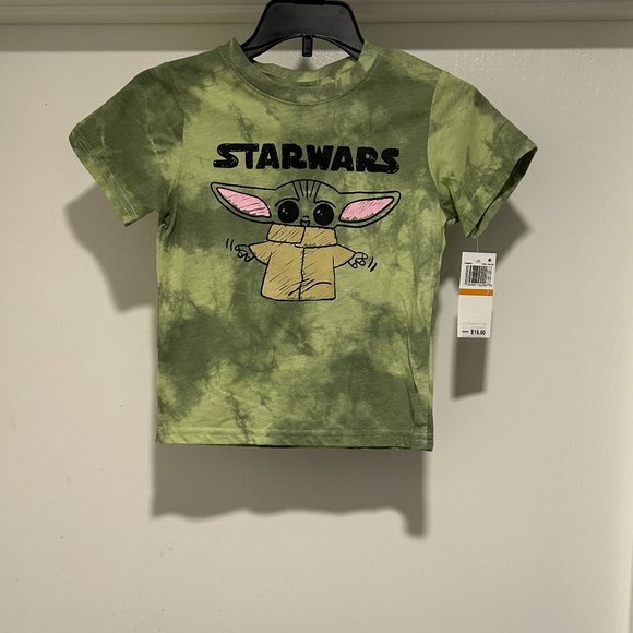 Star Wars Other - STAR WARS GREEN TYE-DYE SHORT SLEEVE TOP